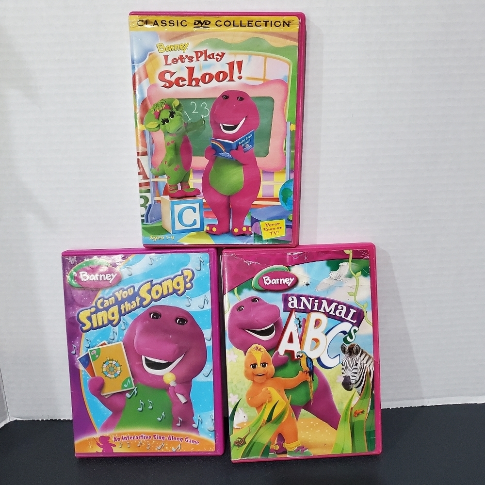 Barney DVDs Lot of 3